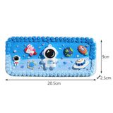 Maxbell Cute DIY Pencil Case Pencil Box Set for Kids Durable Accessory Handicrafts Astronaut