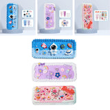 Maxbell Cute DIY Pencil Case Pencil Box Set for Kids Durable Accessory Handicrafts Astronaut