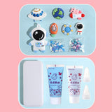 Maxbell Cute DIY Pencil Case Pencil Box Set for Kids Durable Accessory Handicrafts Astronaut