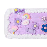 Maxbell Cute DIY Pencil Case Pencil Box Set for Kids Durable Accessory Handicrafts Flower