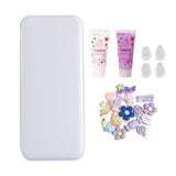 Maxbell Cute DIY Pencil Case Pencil Box Set for Kids Durable Accessory Handicrafts Flower