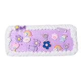 Maxbell Cute DIY Pencil Case Pencil Box Set for Kids Durable Accessory Handicrafts Flower