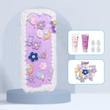 Maxbell Cute DIY Pencil Case Pencil Box Set for Kids Durable Accessory Handicrafts Flower