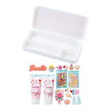 Maxbell Cute DIY Pencil Case Pencil Box Set for Kids Durable Accessory Handicrafts Girl