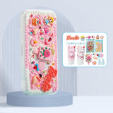 Maxbell Cute DIY Pencil Case Pencil Box Set for Kids Durable Accessory Handicrafts Girl