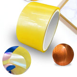 Maxbell Sticky Ball Rolling Tape with Ball Toys Relaxing Handmade for Adult Children Yellow