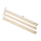 Maxbell 6x Lightweight Measuring Dough Strips Mudboard Wooden Rolling Pin Guides