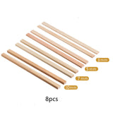 Maxbell 6x Lightweight Measuring Dough Strips Mudboard Wooden Rolling Pin Guides