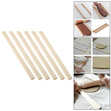 Maxbell 6x Lightweight Measuring Dough Strips Mudboard Wooden Rolling Pin Guides