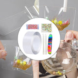 Maxbell Multifunctional Double Sided Tape Funny for Blowing Bubble Toy 2mmx5cmx2m Sequins