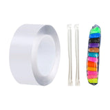 Maxbell Multifunctional Double Sided Tape Funny for Blowing Bubble Toy 2mmx5cmx5m