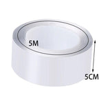 Maxbell Multifunctional Double Sided Tape Funny for Blowing Bubble Toy 2mmx5cmx5m Sequins