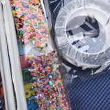 Maxbell Nano Tape Waterproof Heavy Duty Removable with Straws and Clay for DIY Craft 1mm 300cm Sequins