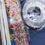 Maxbell Nano Tape Waterproof Heavy Duty Removable with Straws and Clay for DIY Craft 1mm 300cm Sequins