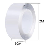 Maxbell Nano Tape Waterproof Heavy Duty Removable with Straws and Clay for DIY Craft 2mm 200cm