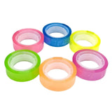 Maxbell 6 Roll Sticky Ball Tape Crafts Interesting Rainbow Tape for Adult Party