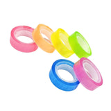 Maxbell 6 Roll Sticky Ball Tape Crafts Interesting Rainbow Tape for Adult Party