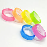 Maxbell 6 Roll Sticky Ball Tape Crafts Interesting Rainbow Tape for Adult Party