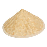 Maxbell Bamboo Braided Hat Weaved Hard Shell Hat Sun Hats Wall Decoration Painting 30cmx20cm