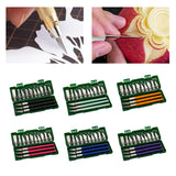 Maxbell 13Pcs Precision Knife Set Replacement Blade for Scrapbook Drawing Paper Black