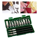 Maxbell 13Pcs Precision Knife Set Replacement Blade for Scrapbook Drawing Paper Black