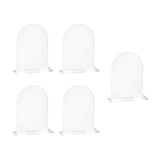 Maxbell 5Pcs Acrylic Place Cards Table Numbers Sublimation DIY for Wedding Banquet