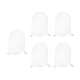 Maxbell 5Pcs Acrylic Place Cards Table Numbers Sublimation DIY for Wedding Banquet