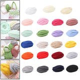 Maxbell Chunky Wool Yarn Filling Soft Knitting for Scarf Sweater Bed Fence Crochet white