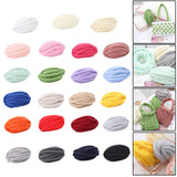 Maxbell Chunky Wool Yarn Filling Soft Knitting for Scarf Sweater Bed Fence Crochet white