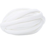 Maxbell Chunky Wool Yarn Filling Soft Knitting for Scarf Sweater Bed Fence Crochet white