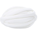 Maxbell Chunky Wool Yarn Filling Soft Knitting for Scarf Sweater Bed Fence Crochet white