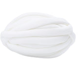 Maxbell Chunky Wool Yarn Filling Soft Knitting for Scarf Sweater Bed Fence Crochet white
