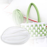 Maxbell Chunky Wool Yarn Filling Soft Knitting for Scarf Sweater Bed Fence Crochet white