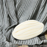 Maxbell Chunky Wool Yarn Filling Soft Knitting for Scarf Sweater Bed Fence Crochet milk white