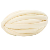 Maxbell Chunky Wool Yarn Filling Soft Knitting for Scarf Sweater Bed Fence Crochet milk yellow