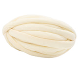 Maxbell Chunky Wool Yarn Filling Soft Knitting for Scarf Sweater Bed Fence Crochet milk yellow