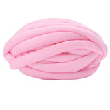 Maxbell Chunky Wool Yarn Filling Soft Knitting for Scarf Sweater Bed Fence Crochet pink