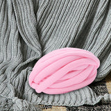 Maxbell Chunky Wool Yarn Filling Soft Knitting for Scarf Sweater Bed Fence Crochet pink