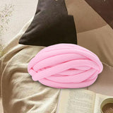 Maxbell Chunky Wool Yarn Filling Soft Knitting for Scarf Sweater Bed Fence Crochet pink