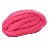 Maxbell Chunky Wool Yarn Filling Soft Knitting for Scarf Sweater Bed Fence Crochet rose pink