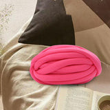 Maxbell Chunky Wool Yarn Filling Soft Knitting for Scarf Sweater Bed Fence Crochet rose pink