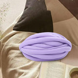 Maxbell Chunky Wool Yarn Filling Soft Knitting for Scarf Sweater Bed Fence Crochet violet