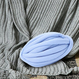 Maxbell Chunky Wool Yarn Filling Soft Knitting for Scarf Sweater Bed Fence Crochet blue