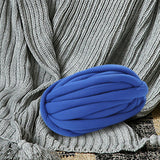 Maxbell Chunky Wool Yarn Filling Soft Knitting for Scarf Sweater Bed Fence Crochet dark blue