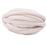 Maxbell Chunky Wool Yarn Filling Soft Knitting for Scarf Sweater Bed Fence Crochet khaki white