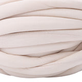 Maxbell Chunky Wool Yarn Filling Soft Knitting for Scarf Sweater Bed Fence Crochet khaki white