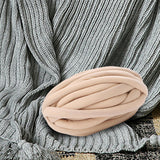 Maxbell Chunky Wool Yarn Filling Soft Knitting for Scarf Sweater Bed Fence Crochet khaki