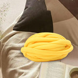 Maxbell Chunky Wool Yarn Filling Soft Knitting for Scarf Sweater Bed Fence Crochet yellow