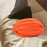 Maxbell Chunky Wool Yarn Filling Soft Knitting for Scarf Sweater Bed Fence Crochet orange yellow