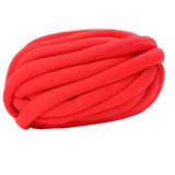 Maxbell Chunky Wool Yarn Filling Soft Knitting for Scarf Sweater Bed Fence Crochet red
